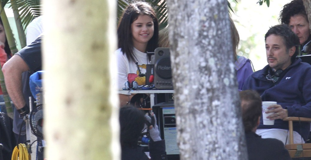 Spring breakers, on-set pictures