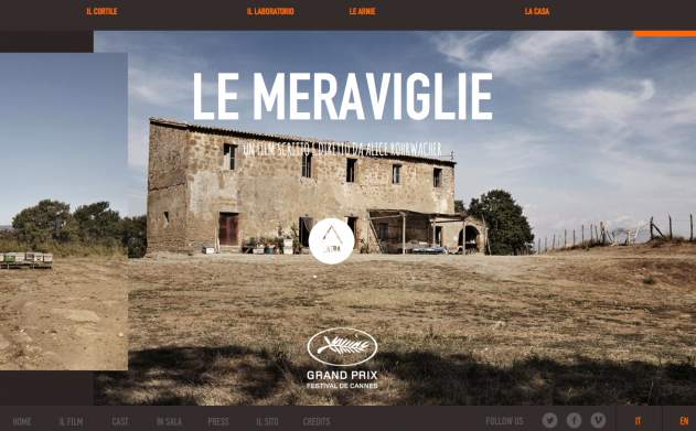 Screen shot of the film's site